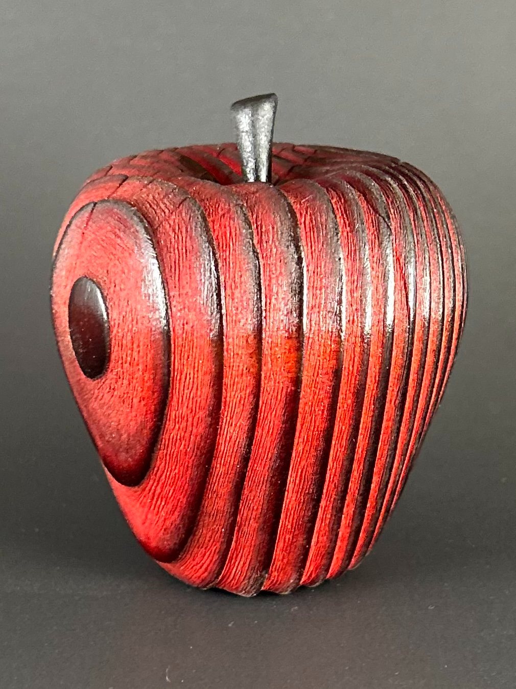 Red apple form. Additional photograph, view 2.