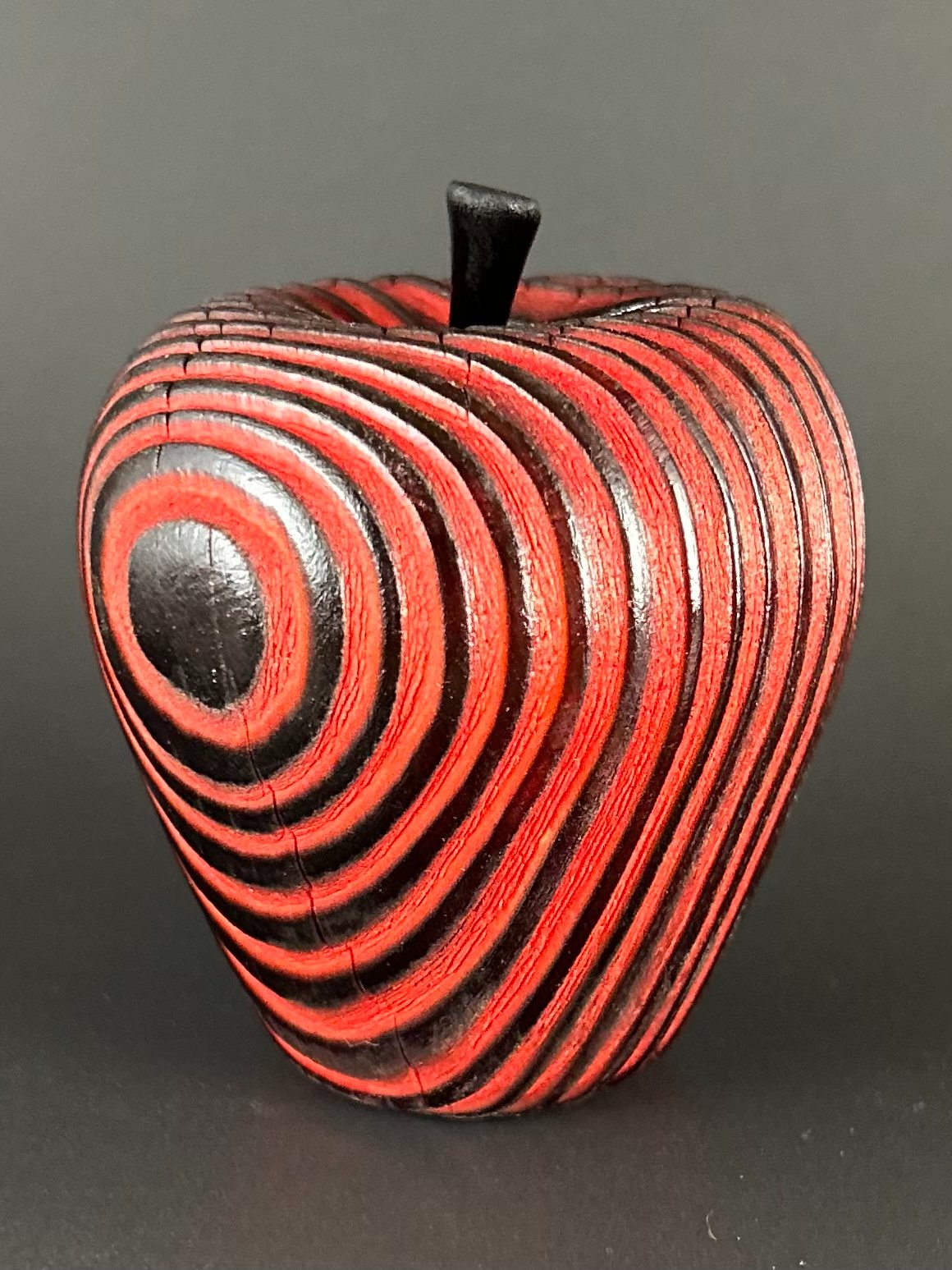 Red apple form. Additional photograph, view 3.