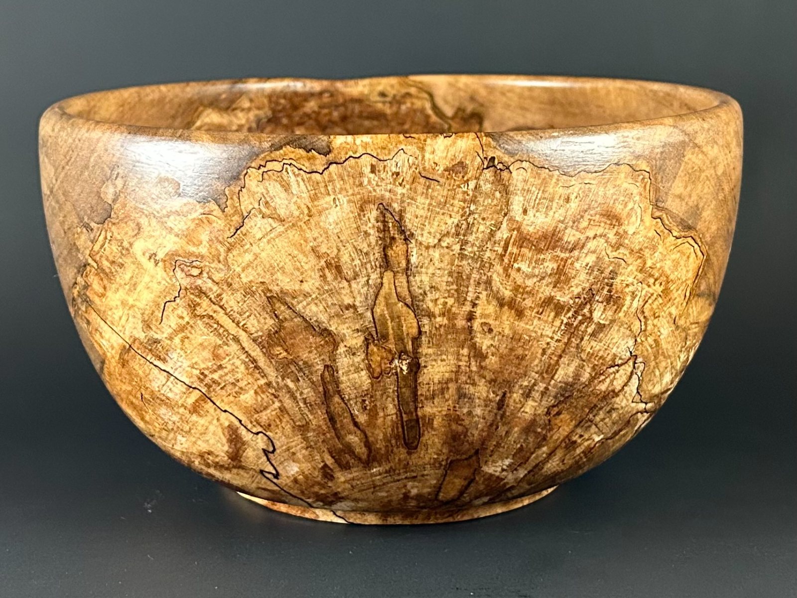 Figured deep bowl. Additional photograph, view 3.